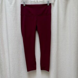 Yogalicious Lux Leggings in Rich Burgundy